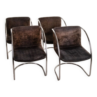 Set 4 chaises vintage 1960s