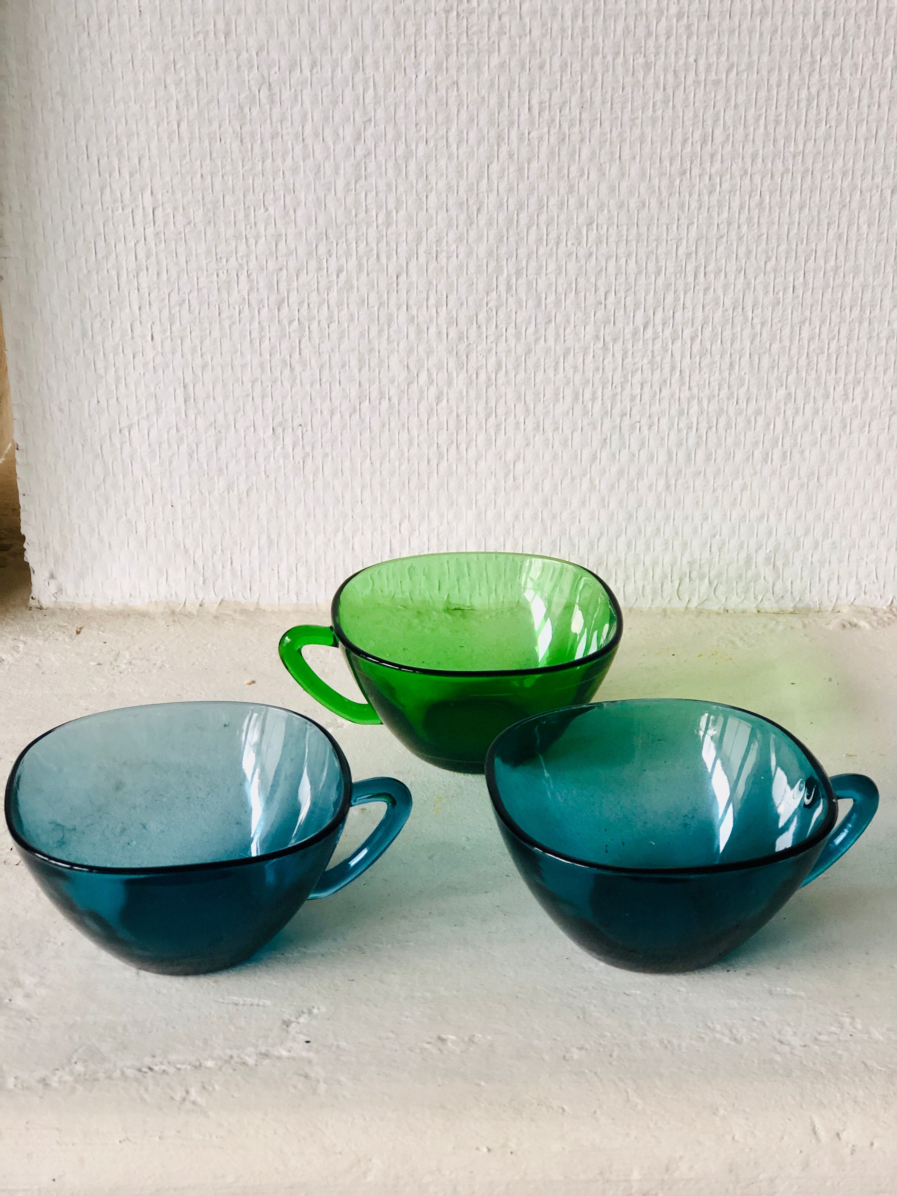 Vintage Vereco coffee cups