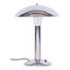 Original artdeco table lamp, chrome, functional electrification, czechia, 1930s