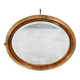 Miroir ovale en bois doré – début XXe