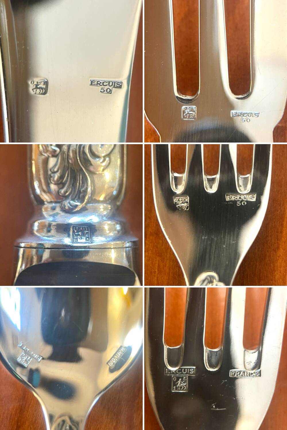 Ercuis cutlery set, 124 pieces, Louis XV style, in near-new condition.