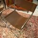 Pair of folding armchairs