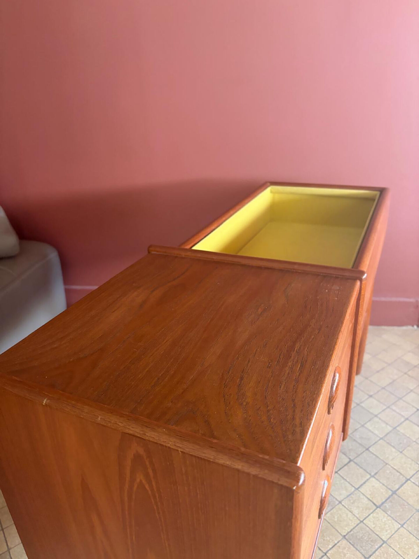 Teak console by Arne Wahl Iversen
