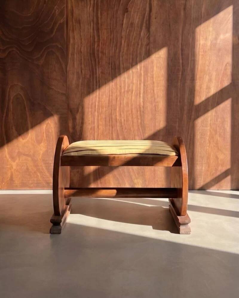Vintage stool — Amsterdam school