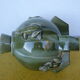 Large vase barbotine art deco sign latour