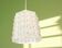 Lampe suspendue en acrylique translucide