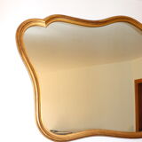 Gilded mirror XXL style Rocaille Louis XV