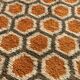 Moroccan Berber rug in orange wool