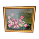 Tableau art deco bouquet de roese