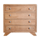 Raw Art Deco chest of drawers details compass feet