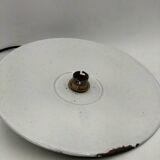 Three enamelled sheet metal suspensions