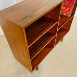 Vintage Danish mid-century retro rosewood bookcase 1960s