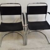 Pair of design armchairs