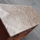 Art deco chest of drawers in oak and marble