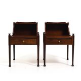 1950s Danish Nightstands / Bedside Tables