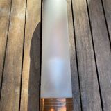 Bauhaus satin glass tube wall light from around 1930.