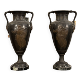 Pair of antique vases from the 19th century