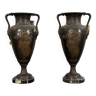 Paire de vases a l'antique d'epoque xixème