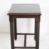 Wooden table legs in coils