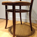 4 bentwood and webbing Dining Chairs by Jacob and Josef Kohn