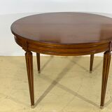 Louis XVl style round table in cherry with extensions