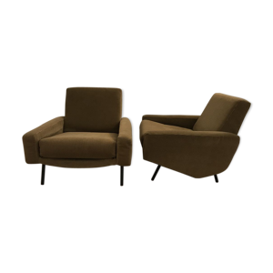 Paire de fauteuils design P. Geoffroy