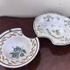 Two earthenware beard dishes – Moustiers and East of France
