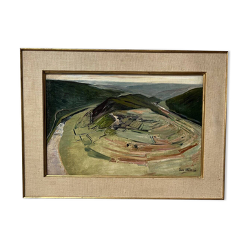 Léon Frédéric (1856–1940) Le Tombeau du géant vers 1910 Huile sur panneau signé