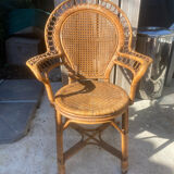 Vintage rattan chair chair