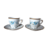 2 tasses à café porcelaine Chauvigny