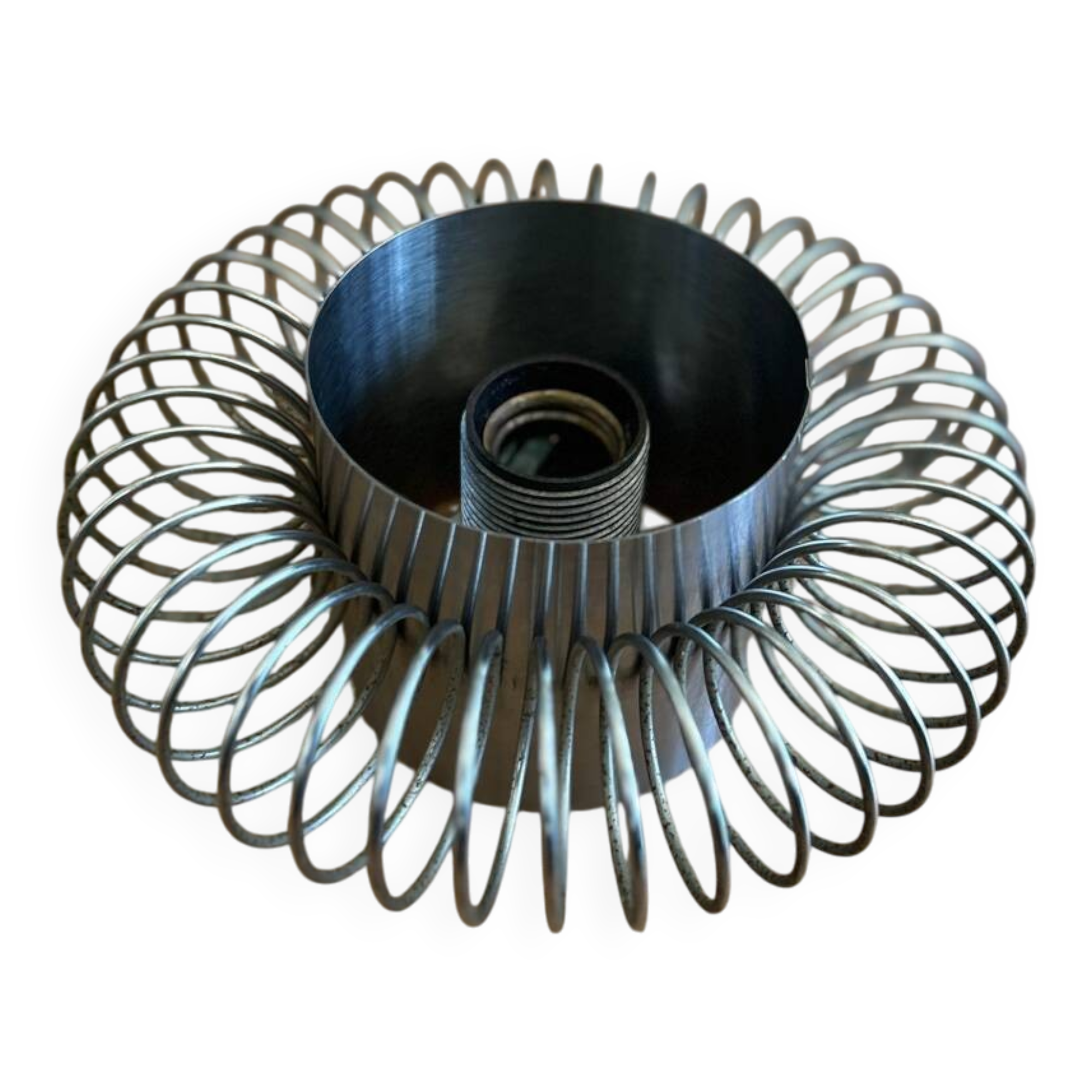 Stainless steel spring wall light - Andrea Lazzari for Morosini