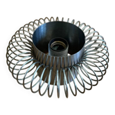 Stainless steel spring wall light - Andrea Lazzari for Morosini