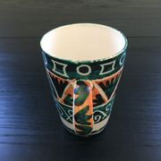 Unique piece signed mug décor
