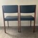 Paire de chaises scandinaves des années 60