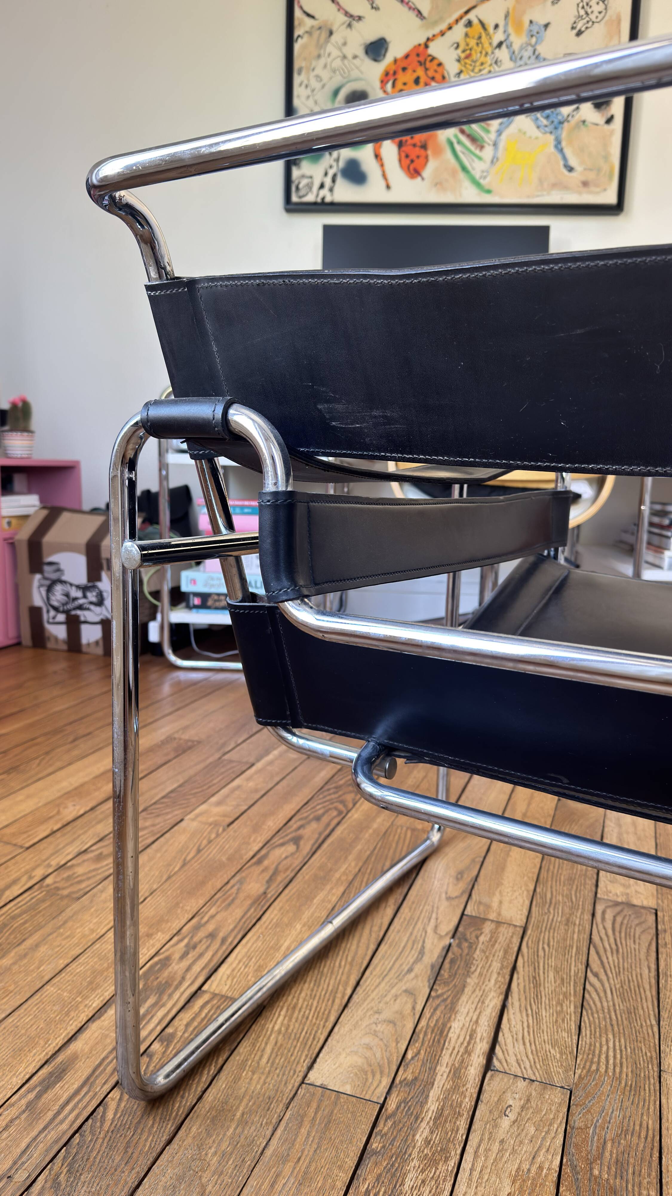 B3 Wassily chair by Marcel Breuer design 1960