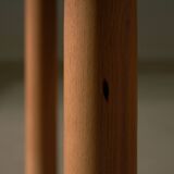 Set of 3 Italian Wooden Curved Backrest Chair