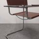 Série de 8 fauteuils cantilever modèle MG5 Made in Italy