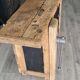Old workbench furniture by trade four drawers and a door