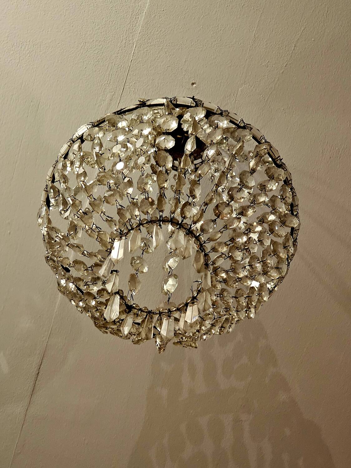 Lustre Montgolfière cristal