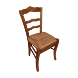 Old straw chair