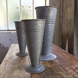 Series 3 vases florists zinc