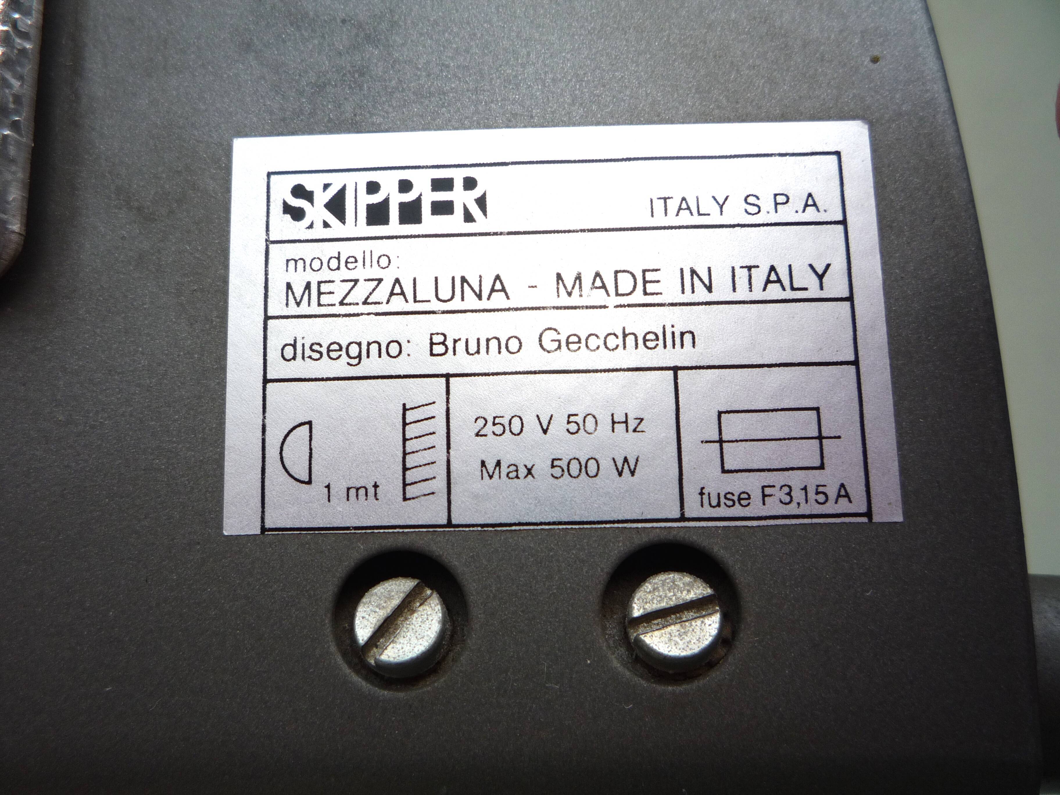 Mezzaluna lamppost Bruno Gechelin - circa 1980