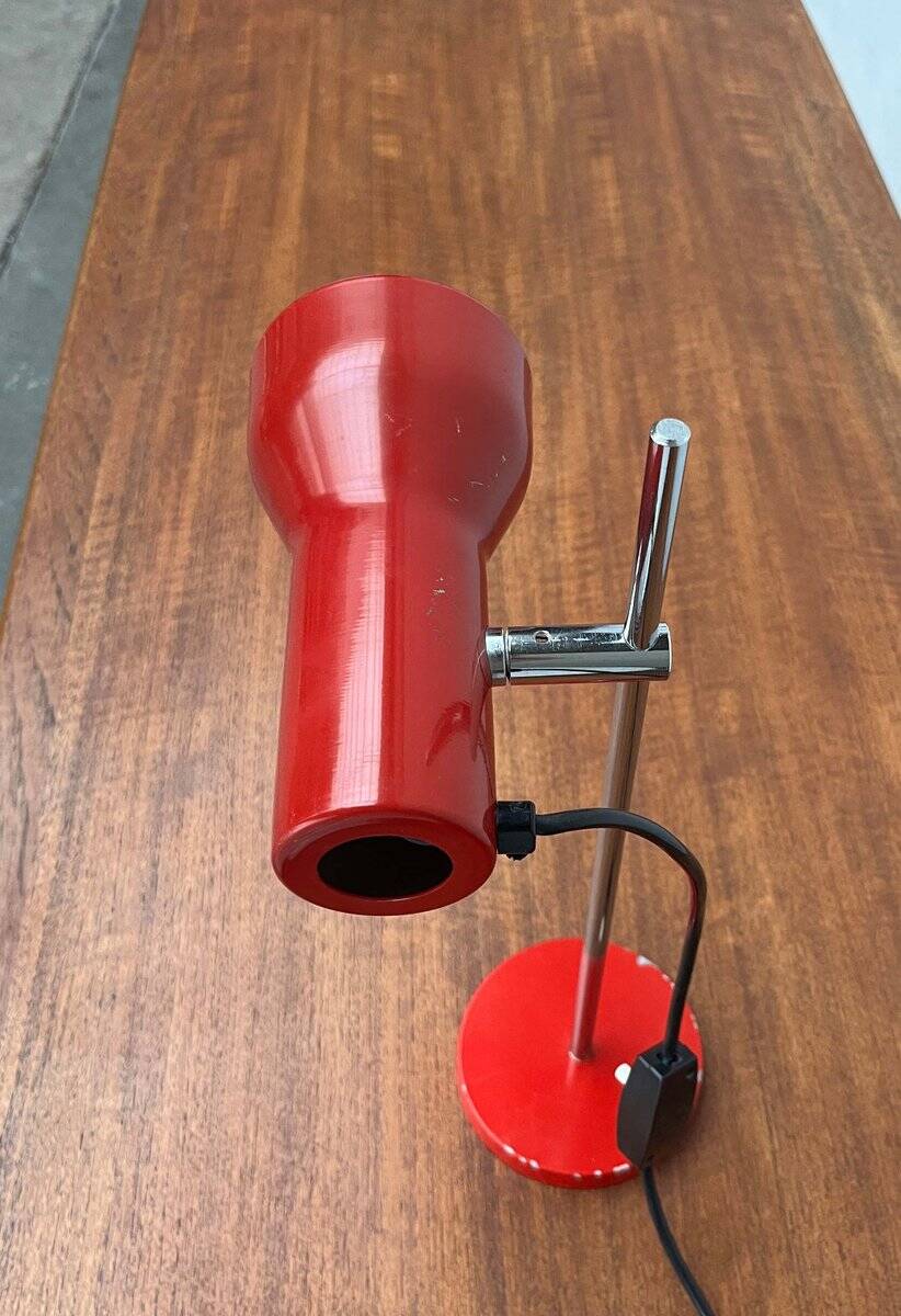 Swiss modern table lamp from the mid-century space age, 1960s.