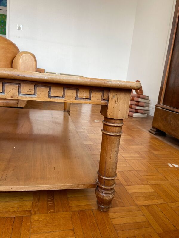 Table basse merisier