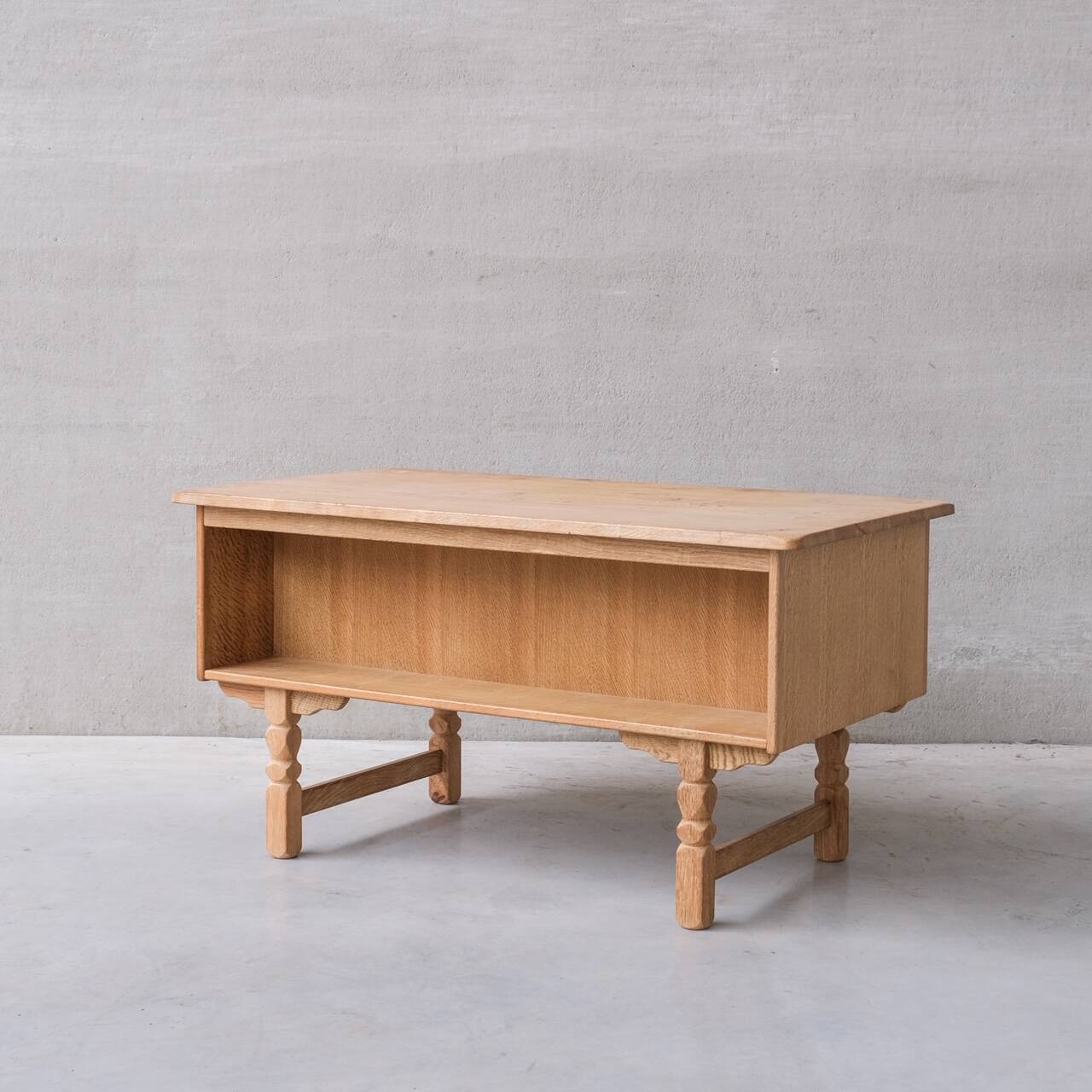 Danish Mid-Century Oak Desk attr. to Henning Kjaernulf