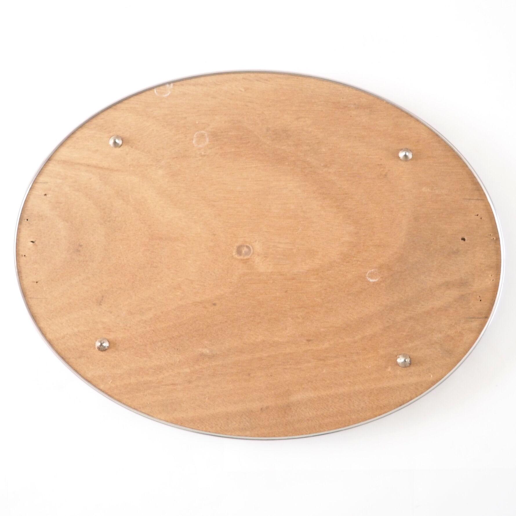 Art Deco oval mirror top