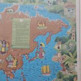 Red Cross Centenary World Map by Lucien Boucher