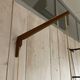 Rare teak and sisal wall lamp from the 1960s, attributed to Lotte Bostlund.