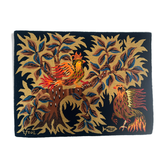 Tapisserie M. Ray pour les ateliers Robert Four à Aubusson