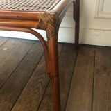 Table low rectangular rattan and caning